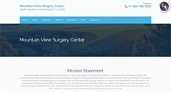 Desktop Screenshot of mtviewsurgery.com