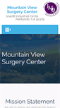 Mobile Screenshot of mtviewsurgery.com
